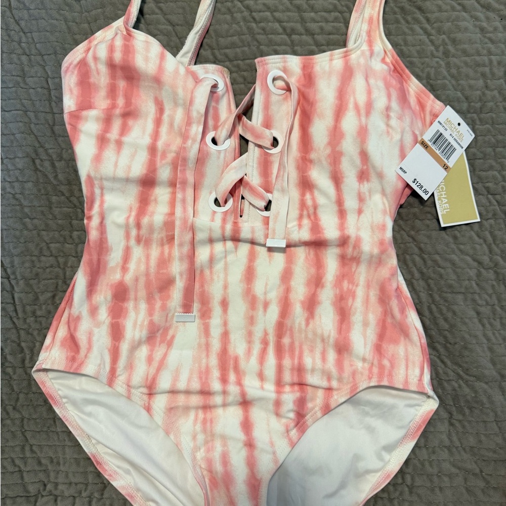 MICHAEL Michael Kors Pink Tie-Dye Swimsuit (NEW)